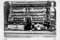 Butchers Shop No 7 High Street Sutton Christmas 1909