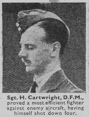 Cartwright H Sergt DFM Royal Air Force