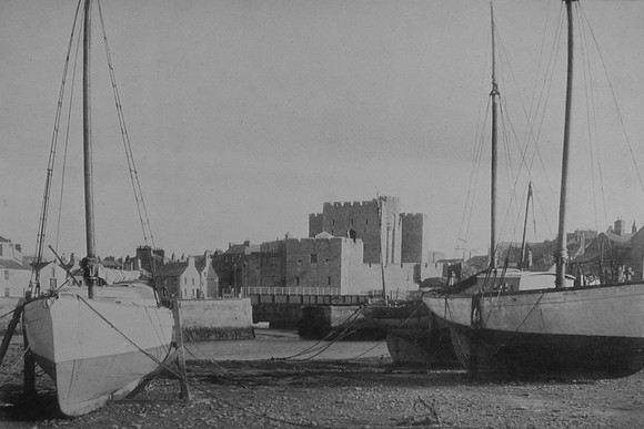 Castletown Harbour Isle Of Man 1940s