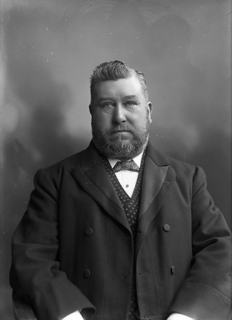 Charles Gardner Station Master at Sutton Station Taken On 8th May 1905