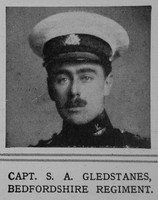 Gledstanes S A Captain Bedfordshire Regiment The Illustrated London News 29th May 1915