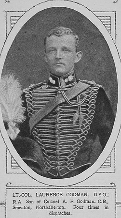 Godman L Lt Col DSO Royal Field Artilery The Illustrated London News 27th Oct 1917