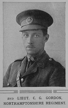 Gordon C G 2nd Lt Northamptonshire Regiment The Illustrated London News 10th Oct 1914