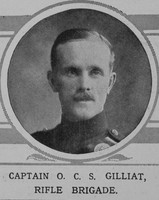 Gilliat O C S Captain Rifle Brigade The Illustrated London News 21st Nov 1914