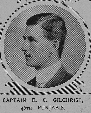 Gilchrist R C Captain Indian Army The Illustrated London News 9th Jan 1915
