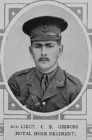 Gibbons C B 2nd Lt Royal Irish Regiment The Illustrated London News 5th Sep 1914