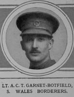 Garnet-Botfield A C T Lt South Wales Boderers The Illustrated London News 29th May 1915