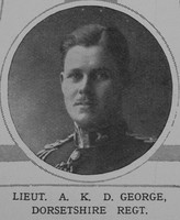 George A K D Lt Dorset Regiment The Illustrated London News 24th Oct 1914