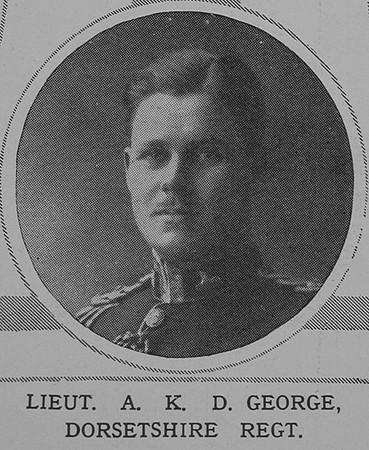 George A K D Lt Dorset Regiment The Illustrated London News 24th Oct 1914