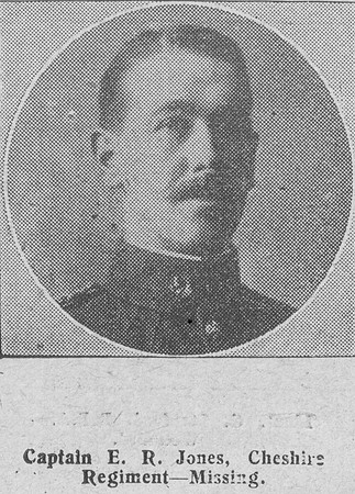 Jones E R Captain Cheshire Regiment The Graphic 5th Sep 1914