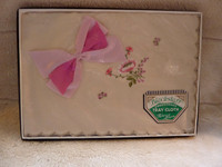 Vintage Unopened Blackstaff Embroidered Tray Cloth Irish Linen