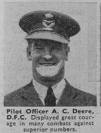 Deere A C Pilot Officer DFC Royal Air Force