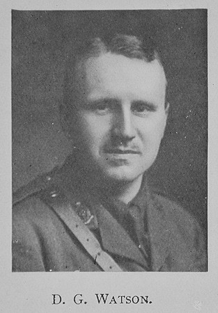 Watson D G Lt Royal Army Medical Corps