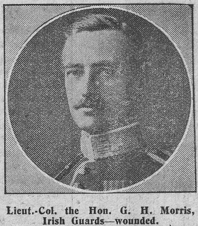 Morris G H Lt Col The Hon Irish Guards The Graphic 7th Sep 1914