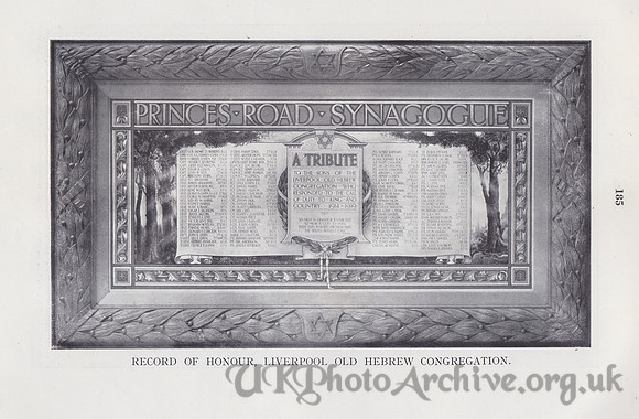 British Jewry Book Of Honour Page 185