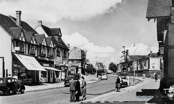 High Street Cheam 1950s