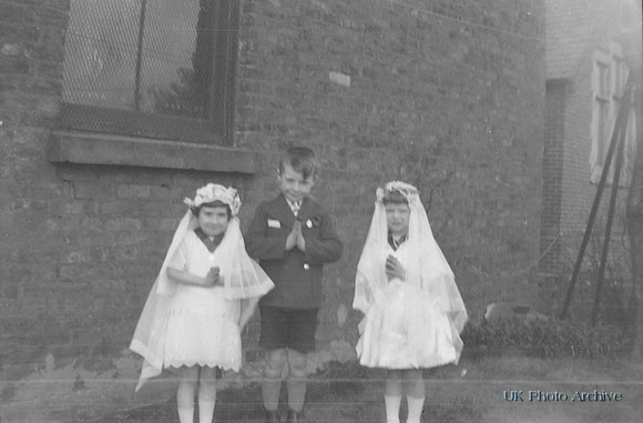 First Holy Communion Sheila Martin St Benet's Chapel Netherton Lancashire c.1930