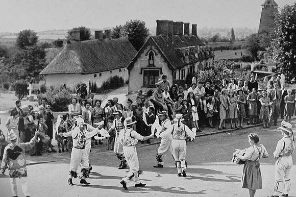 Morris Dancers At Thaxted Essex 1940s