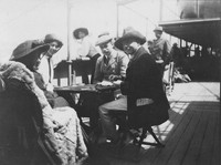 Playing Bridge On A Ship c.1905