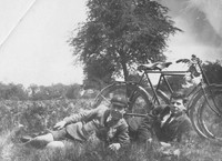 Resting After A Cycle Ride 1930s