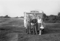 Early 1950s Campervan Registration Number ANJ 859