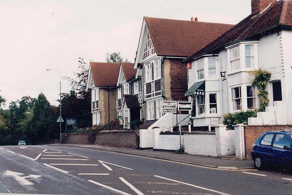 The Street And Almshouses Ashtead 1990s