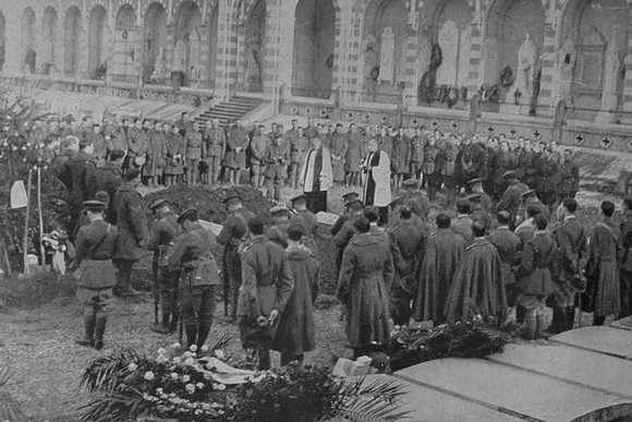 The Funeral Of Two British Soldiers In Italy