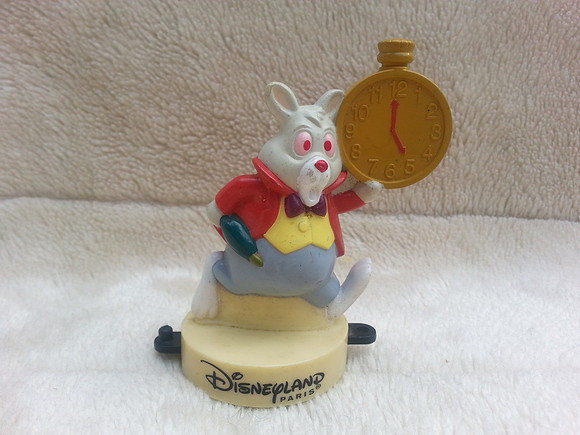 McDonald's Toy Disneyland Paris Ink Stamper 1999 The White Rabbit