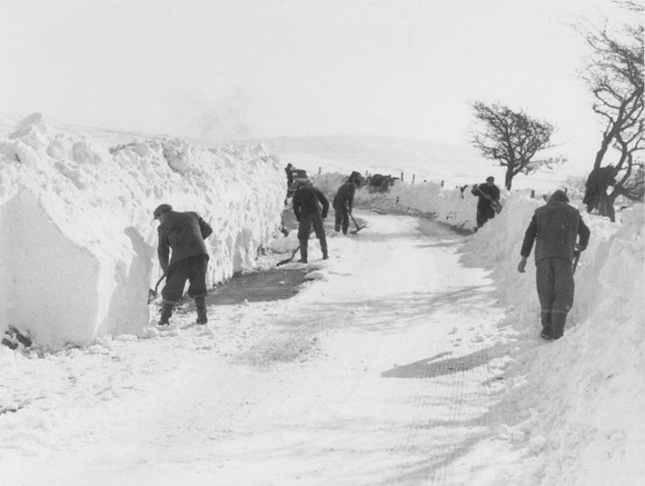 Snow In Shipley Yorkshire c.1960
