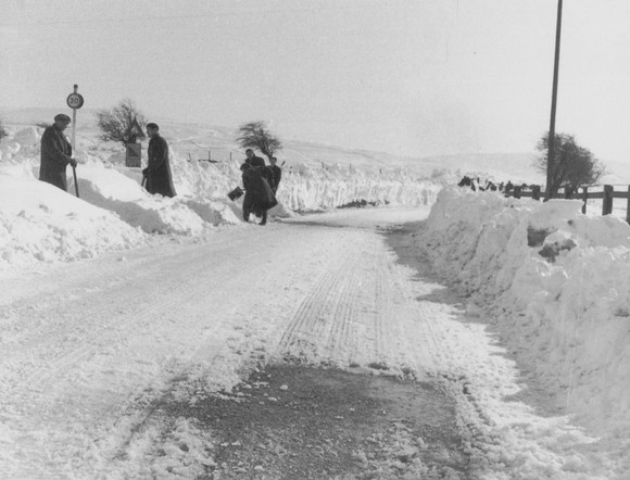 Snow In Shipley Yorkshire c.1960