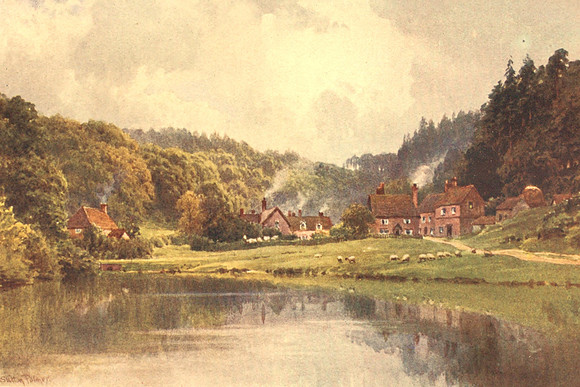 Friday Street On The Way To Leith Hill Surrey 1906