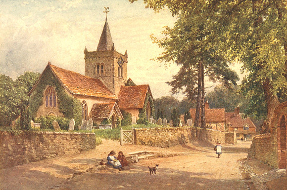 Witley Church Surrey 1906