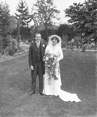Wedding Of Harold Edward Bingemann And Violet Harriet Messenger