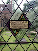 Boyd-Moss E W Major DSO 9th Worcestershire Regiment Memorial Window Worcester Cathedral