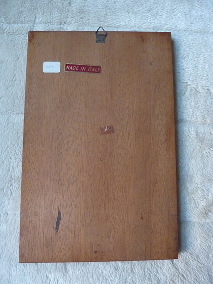 Vintage Italian Marquetry Wall Hanging