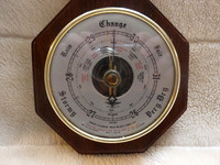 Vintage British Shortland Bowen Barometer With Thermometer