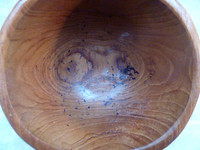 Vintage Hand Turned Wooden Bowl