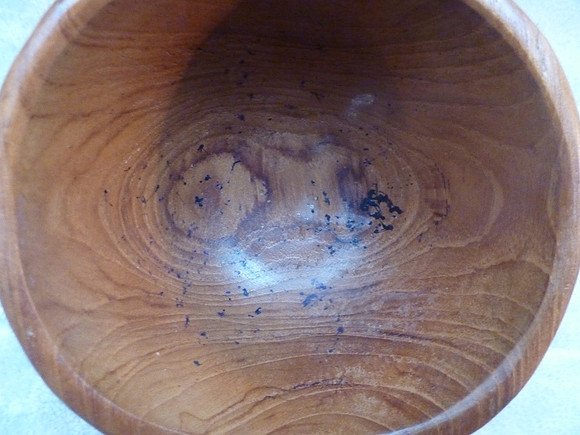 Vintage Hand Turned Wooden Bowl