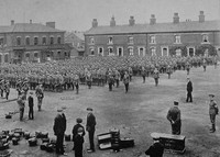 Parade Of The 7th Battalion West Yorkshire Regiment (Leeds Rifles) August 1914