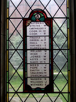 Hurren A G Pte 3rd Coldstream Guards Bell Ringers Memorial Window Worcester Cathedral
