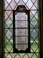 Need J Sergt 11th Worcestershire Regiment Bell Ringers Memorial Window Worcester Cathedral