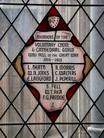 Langford E L/Cpl 2nd Worcestershire Regt Memorial Window Worcester Cathedral
