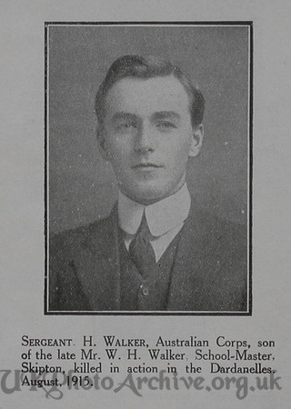 Walker H Pte 3rd AIF Craven Roll Of Honour