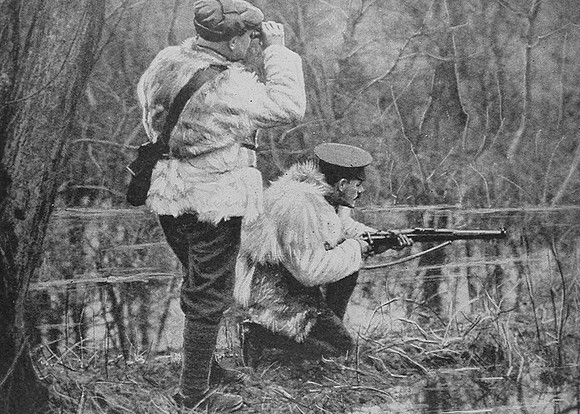 A British Outpost In France Winter 1915