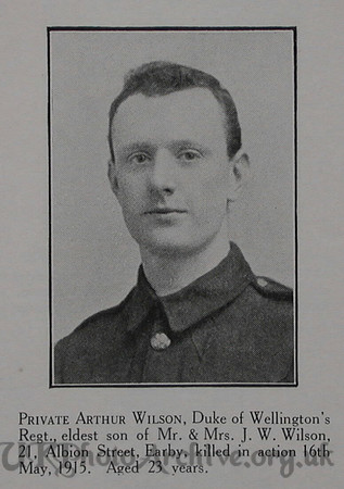 Wilson A Pte 6th West Riding Regt Craven Roll Of Honour