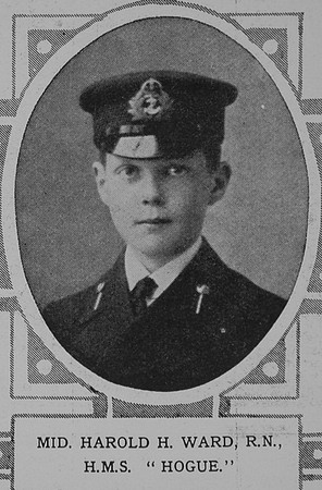 Ward H H Midshipman HMS Hogue Royal Navy The Illustrated London News 10th Oct 1914