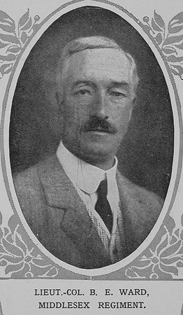 Ward B E Lt Col Middlesex Regiment The Illustrated London News 21st Nov 1914
