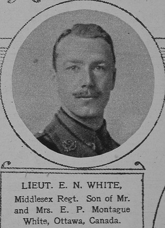 White E N Lt 5th Attd 1st Middlesex Regiment The Illustrated London News 27th Oct 1917
