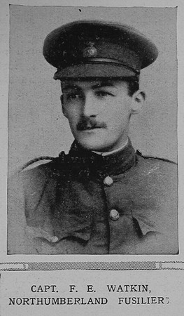 Watkin F E Captain Northumberland Fusiliers The Illustrated London News 20th Feb 1915