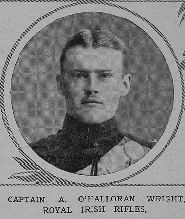 Wright A O Captain 1st Royal Irish Rifles The Illustrated London News 17th April 1915